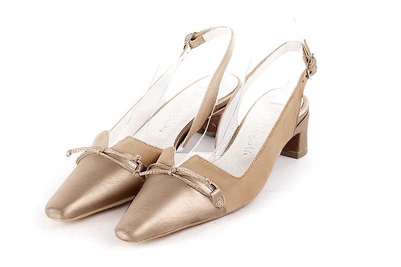 Tan beige dress shoes for women - Florence KOOIJMAN